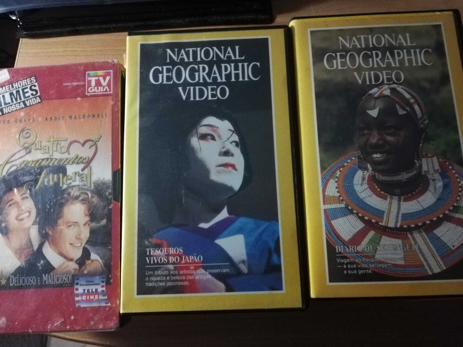 vhs e dvds sem uso na embalagem