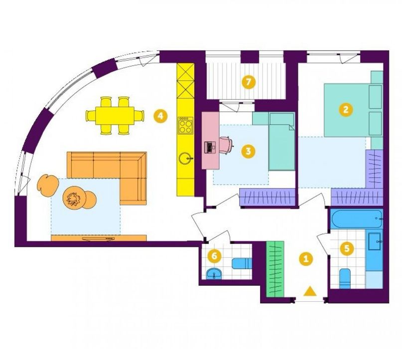 2-кімнатна квартира за адресою вул. Теремківська (площа 72 м²) - Atlanta.ua - фото 8