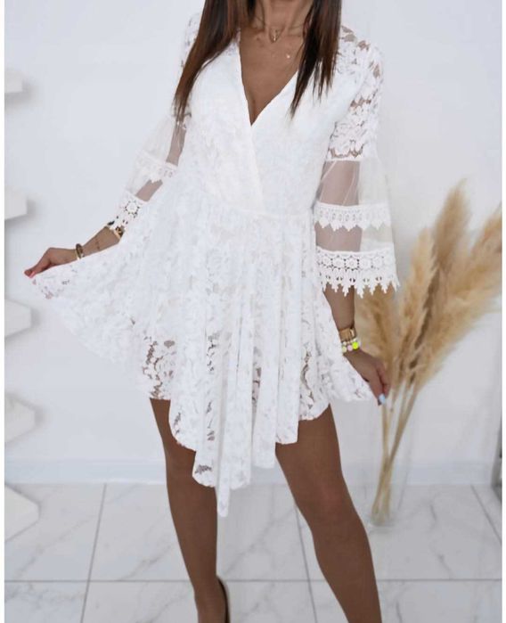 Kombinezon/sukienka koronkowa uni