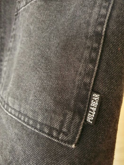 PULL & BEAR – Jeansowa sukienka bez rękawów – S