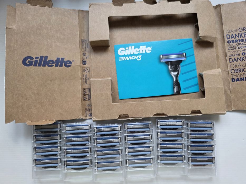 Gillette Mach 3 wkłady ostr-a wymienne  - 4 szt  nozy