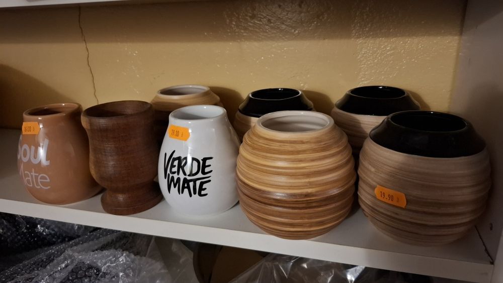 Matero ceramiczne do Yerba Mate 8 szt komplet