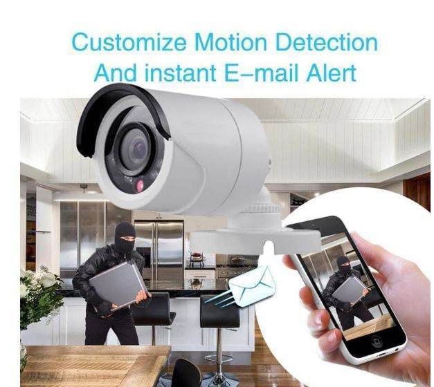 Zestaw monitoring 4 kamery