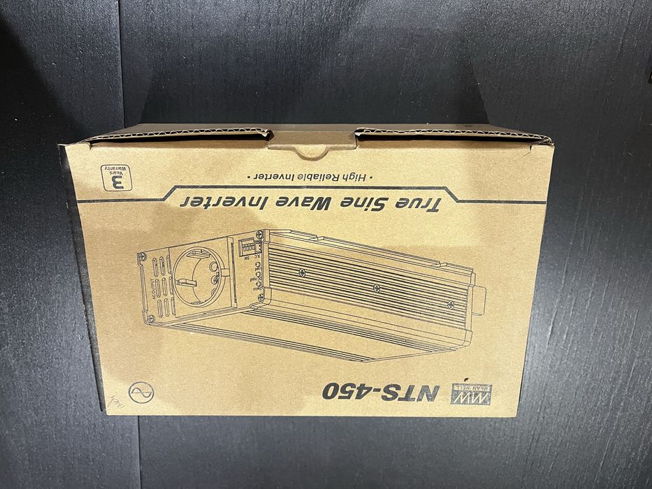 Inversor MeanWell NTS-450-224EU 450W 230VAC-24VDC