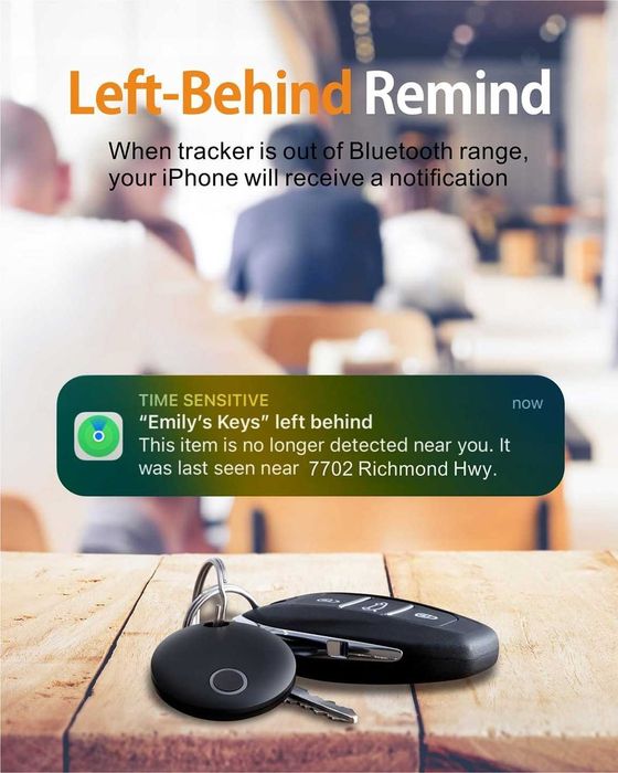 Reyke HB02 lokalizator kluczy bagażu Bluetooth IP67 Apple Wo iOS 4szt