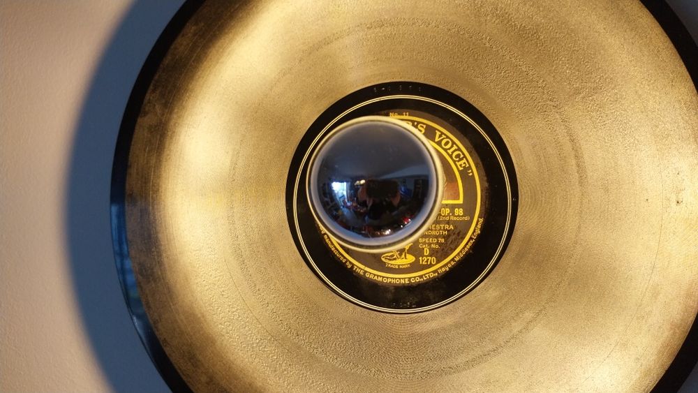 Candeeiro/Disco de vinyl  His master's voice