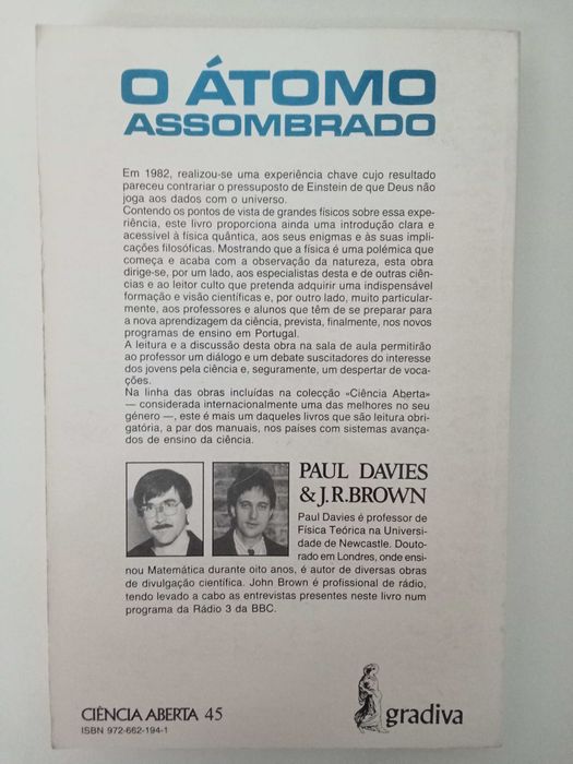 O átomo assombrado - Paul Davies & J. R. Brown