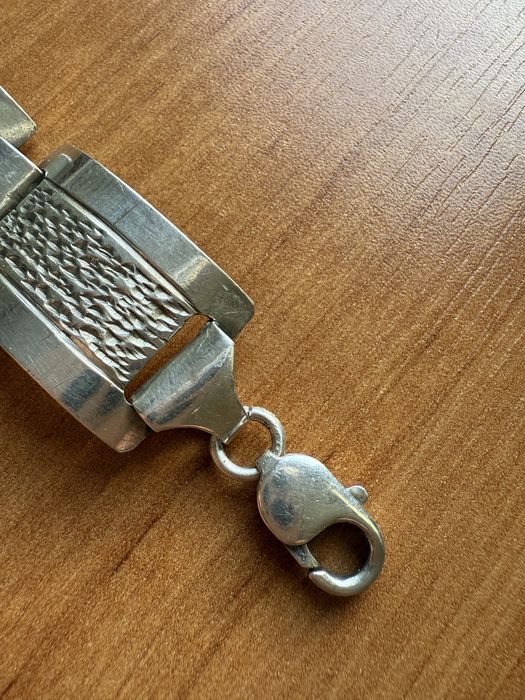 Stara srebrna bransoletka 53 gramy