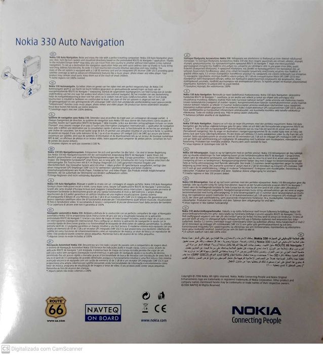 GPS Nokia 330 Auto Navigation
