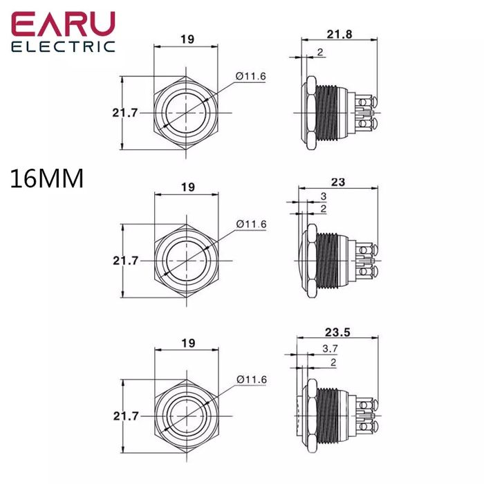 BOTÃO On Off Led Switch