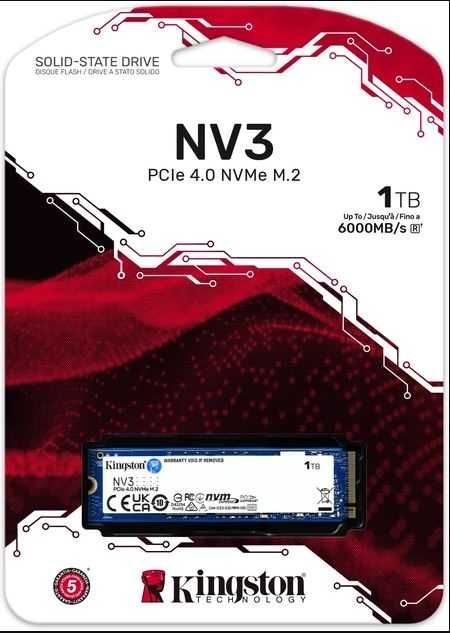 Kingston NV3 1TB M.2 2280 NVMe (SNV3S/1000G)