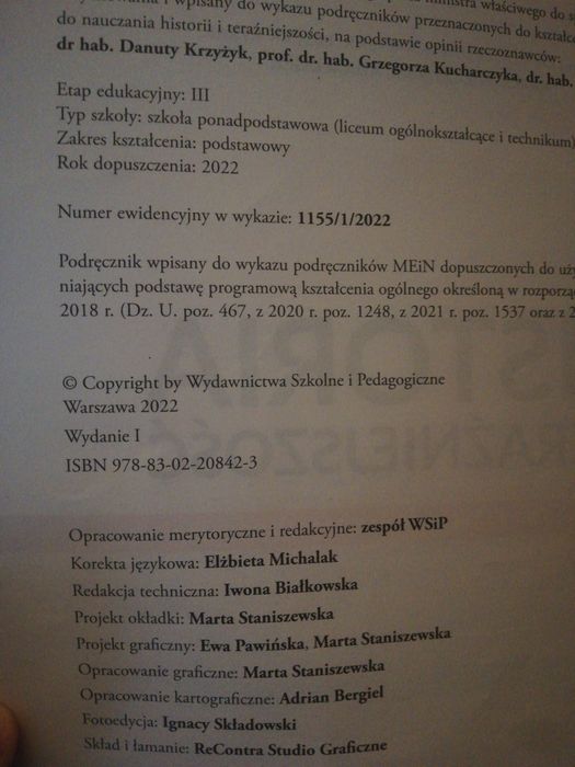 Historia i teraźniejszość 1