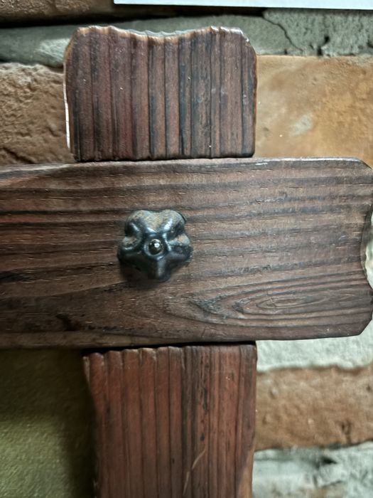 Obraz w drewnianej ramie .