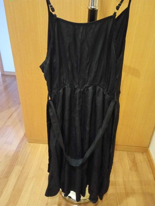 Vestido Azul Marinho Caveado Tam XL (42) Novo