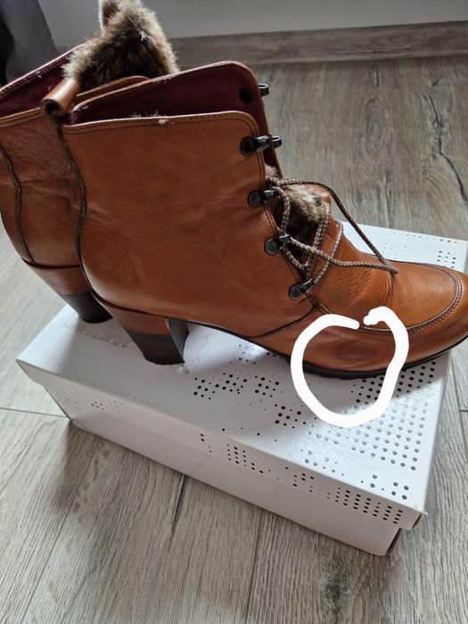 botki skórzane 41