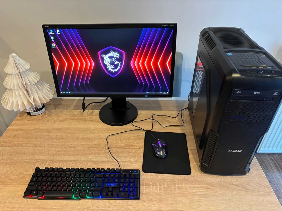 Zestaw Do Gier i5 4x3.7GHz/GTX950-2GB/Ram-16GB/SSD+1TB/Monitor 24'