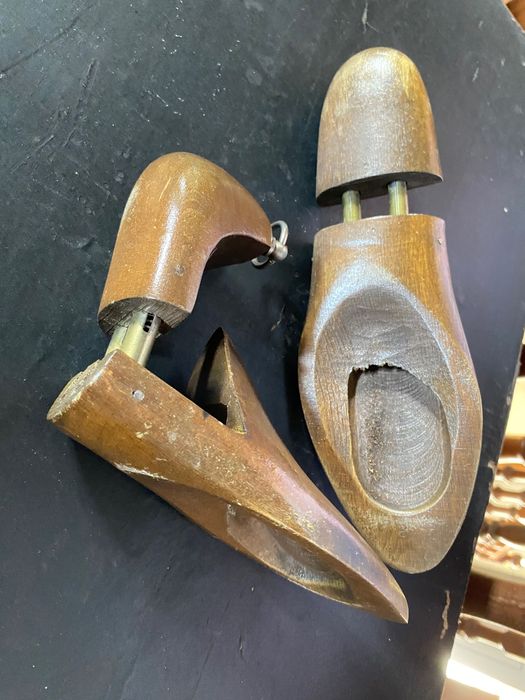 Sapato (forma) antiga em madeira