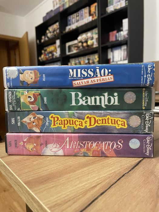 Conjunto vhs disney
