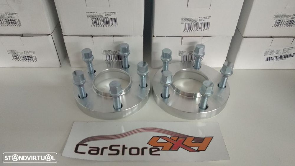 Conjunto espaçadores/ alargadores / bolachas BMW 20mm 5x120 72.6 ou 7
