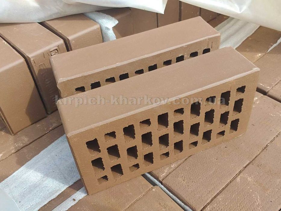 Цегла керамічна, клінкерна лицьова ТМ Євротон в наявності на складі.
