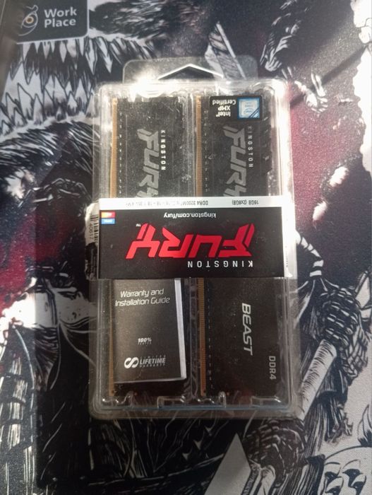Kingston Fury DDR4 16 GB (1x16) 3200 mhz