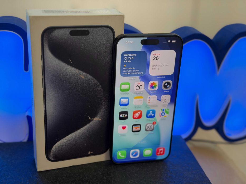 Smartfon APPLE IPHONE 15 PRO MAX 512GB Blue titanium / RATY