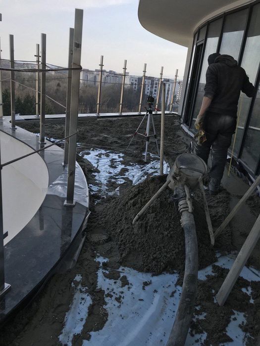 Стяжка на ТЕПЛУ підлогу МІЦНА ОСНОВА‼️Стяжка підлоги в терміни