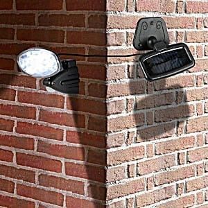 Lampa solarna LED ścienna z czujnikiem ruchu zewnętrzna Grundig