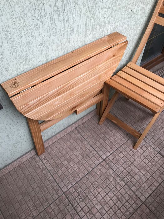 Стіл круглий розкладний