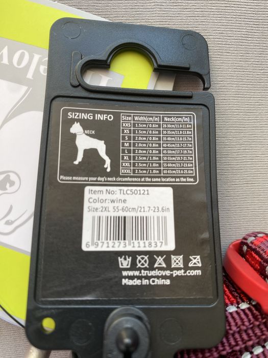 2XL Ошейник для собаки от TRUELOVE