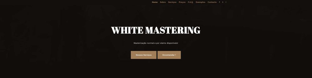 Masterizações e Misturas Online