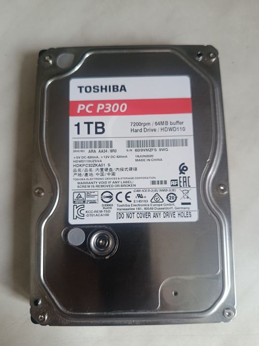 hdd 1tb toshiba pc p300