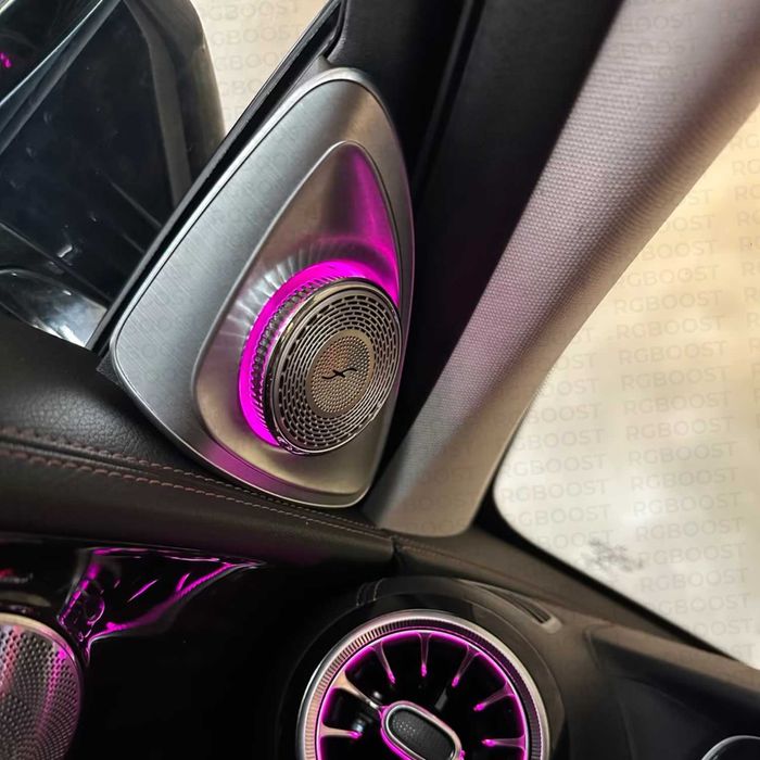 Подсветка Дефлекторы Твиттеры 4D Динамики Burmester Mercedes W205/X253