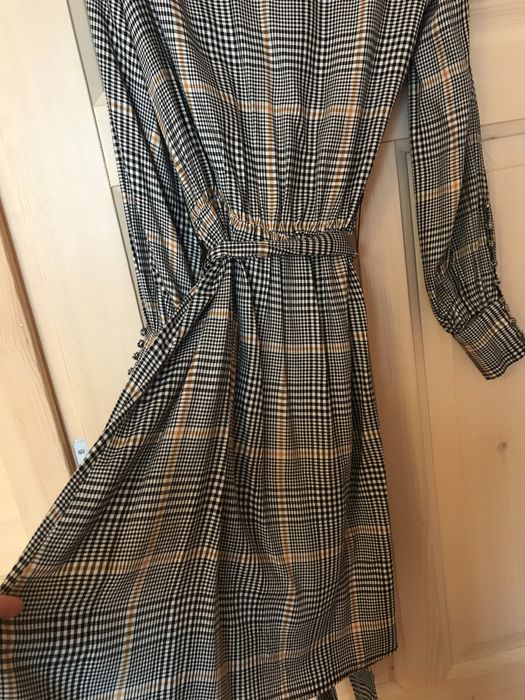 Sukienka w kratkę kratę Mohito 36/S jak nowa wiskoza