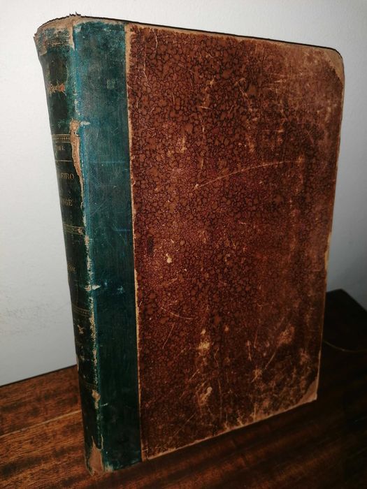 Livro " Guerreiro e Monge" de Campos Júnior datado 1901