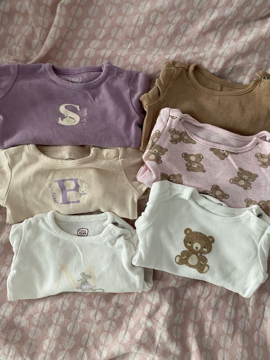 Zestaw body niemowlęcych z długim rękawem Cool Club rozmiar 56