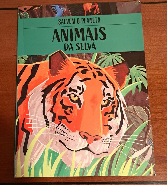 Livro  Infantil  Animais da Selva-Jacarandá