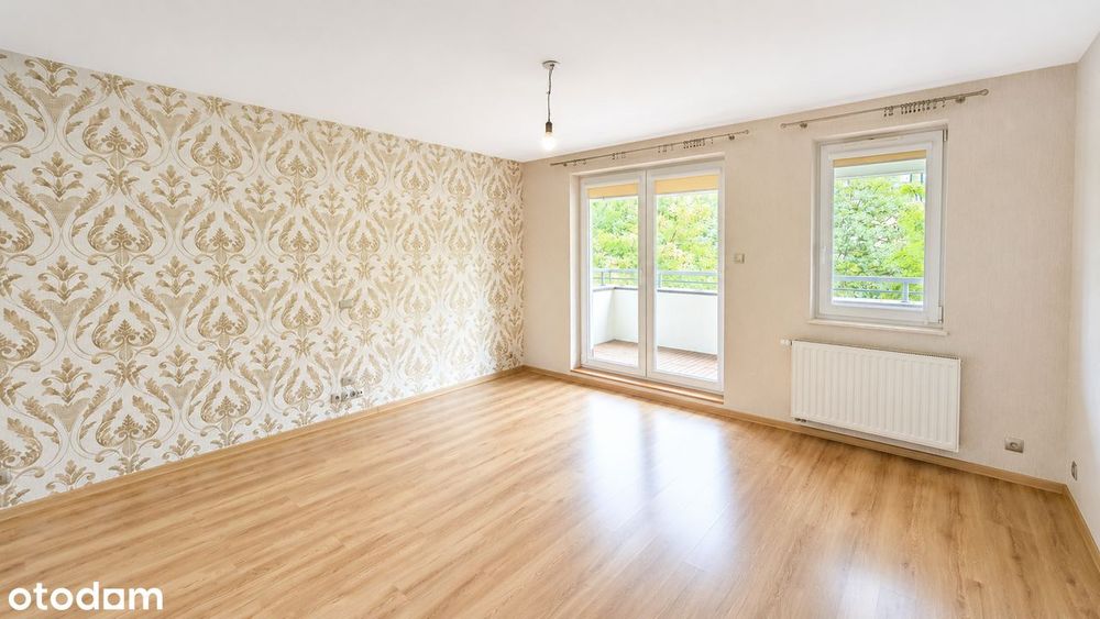 Trzypokojowe Cystersów jasna kuchnia duży balkon