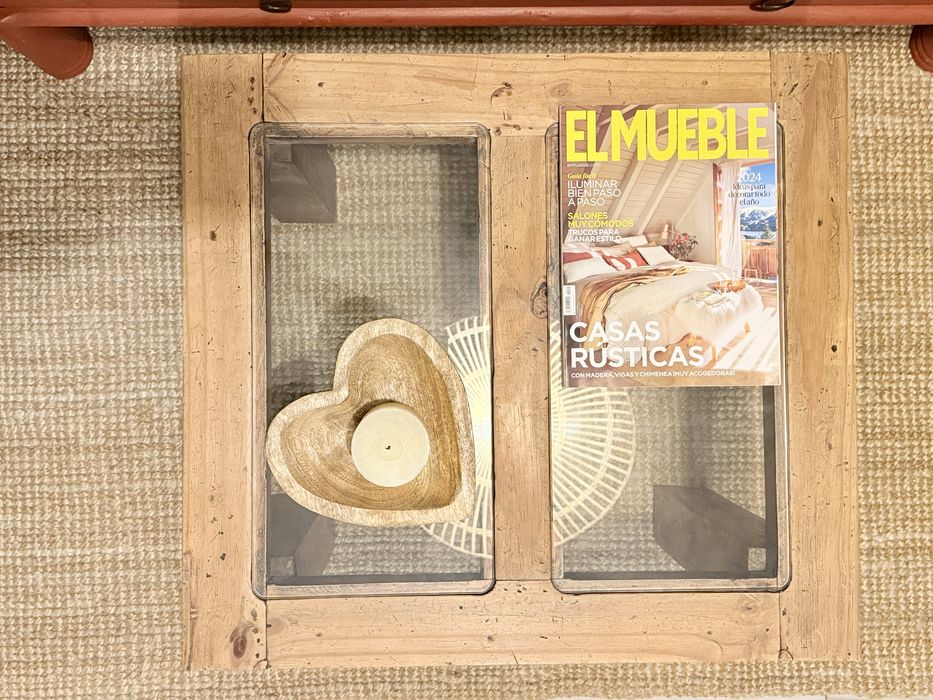 mesa, centro, apoio, sala, antiga, madeira, mexicana, rustica