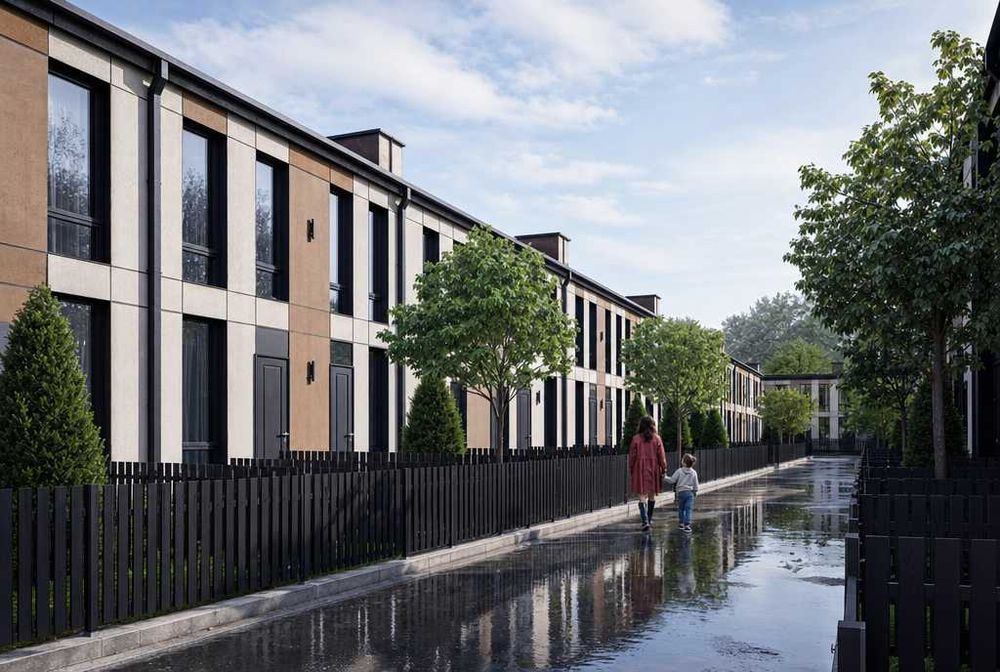 Таунхаус Білогородка 48м² з власним двориком 12м². Від забудовника. Без % Будинок за ціною квартири. 20 хв до метро. Розтермінування 12 міс.
