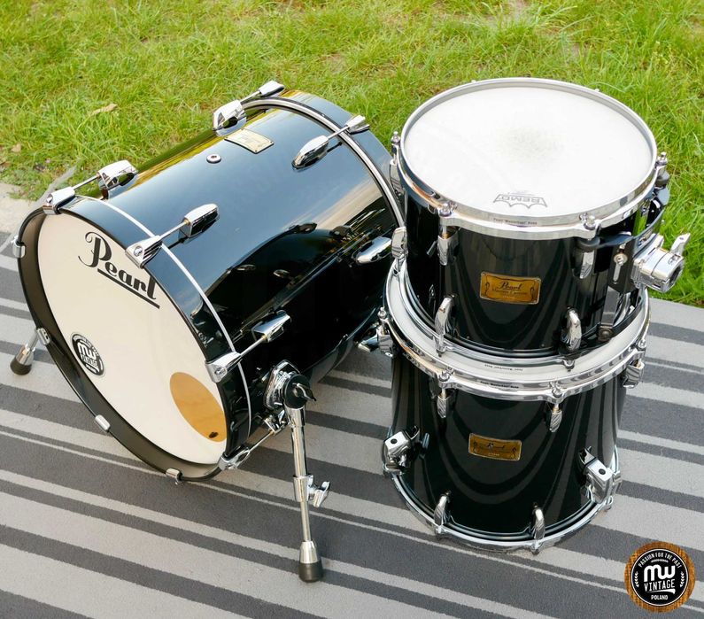 ‼️ Perkusja Pearl Masters Custom MMX 18”, 12", 14" Piano Black ‼️