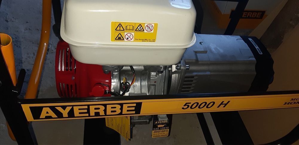 Іспанський бензо-генератор 4,8-5кВА/1Ф Ayerbe 5000H Хонда GX-270