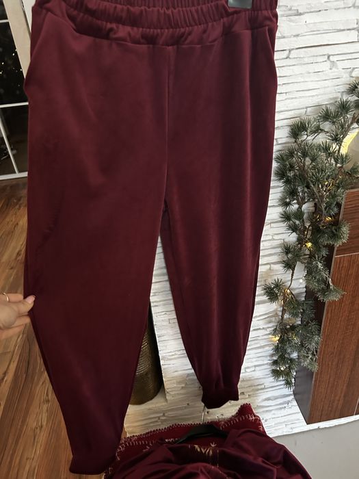 Komplet dresowy LAMANUELL Uni S M Lamanuel bluza damski dres welurowy