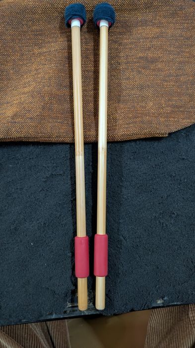 Baquetas de tímpanos de flanela