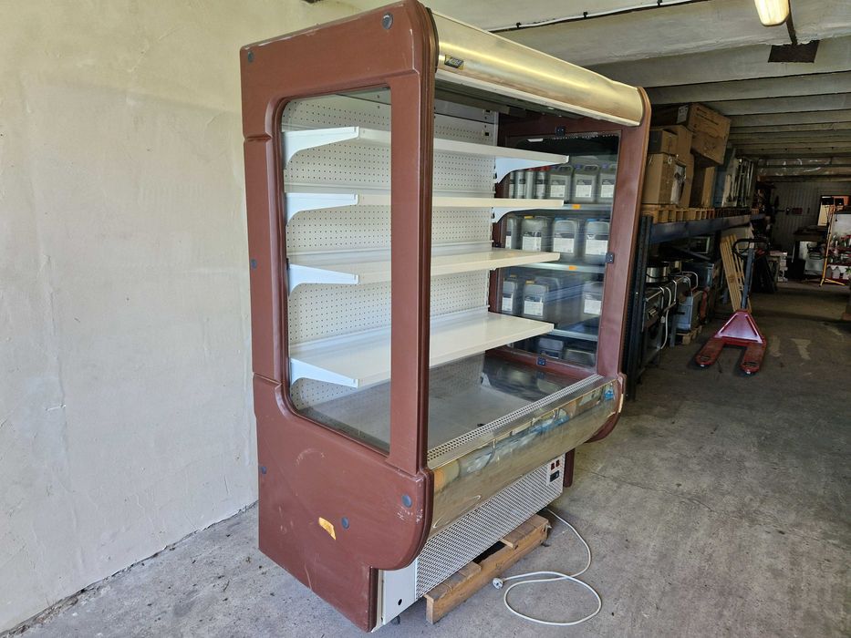 REGAŁ CHŁODNICZY sklepowy z roletą nocną COLD R14 witryna chłodnia