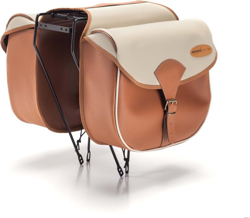 Cicli Bonin Unisex's Country torby na siodełko beż