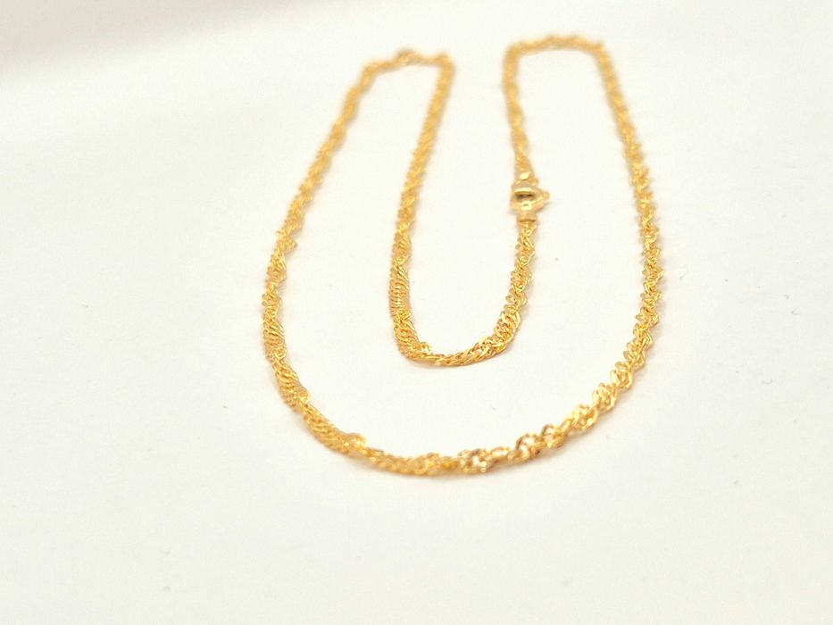 Elegancki złoty łańcuszek 585 (14k) 61cm