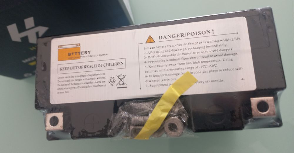 Bateria gel para moto