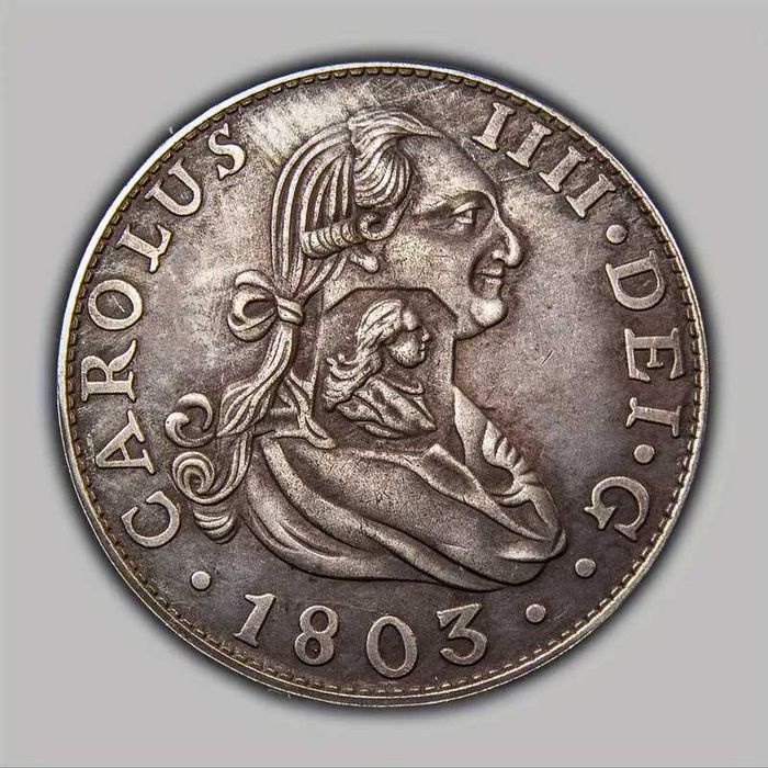 Испанская монета 1803