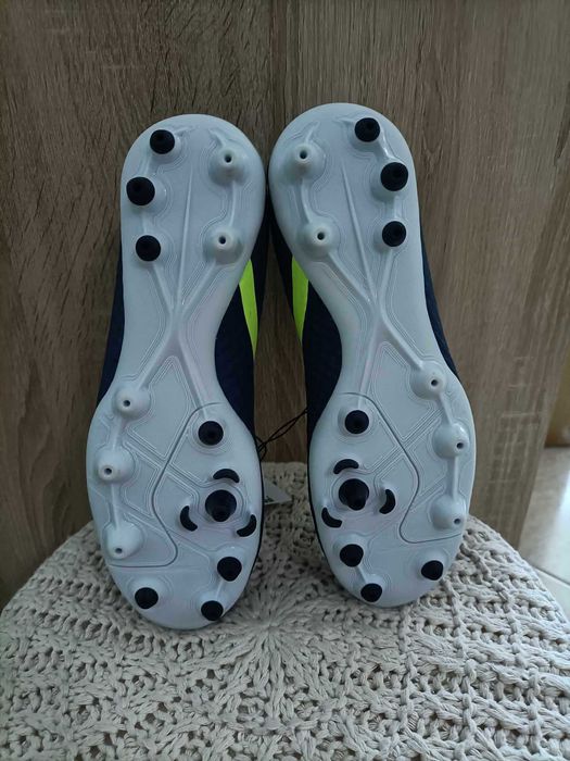 Chuteiras futebol Viralto III 3D Air Mesh MG Azul Escuro